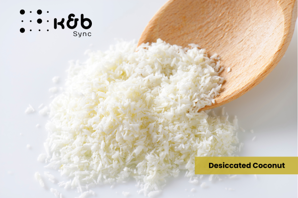 Desiccated Coconut, global trade, Desiccated coconut export, K&B Sync