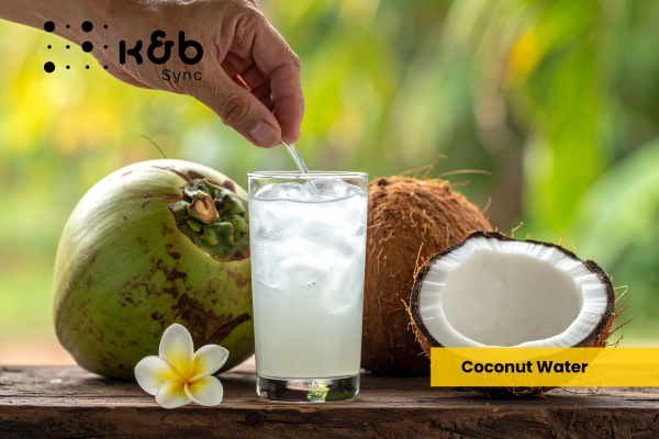 Coconut water, global trade, coconut water export, K&B Sync