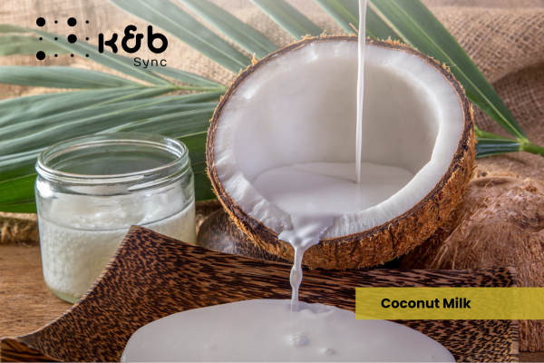 Coconut milk, global trade, coconut milk export, K&B Sync