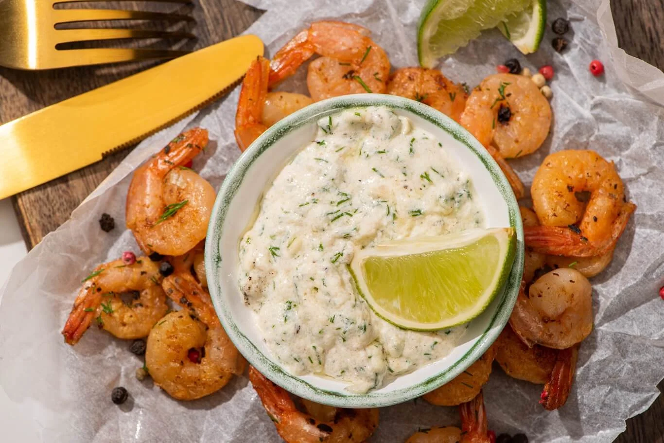 Fried shrimp dish cooked with creamed coconut