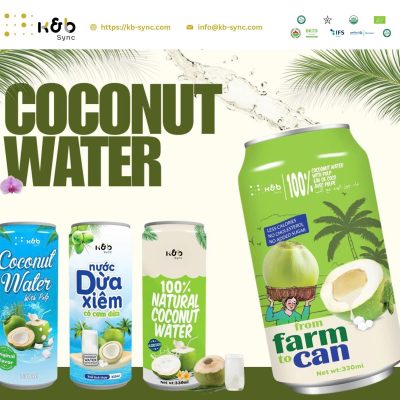 Coconut water, global trade, coconut water export, K&B Sync
