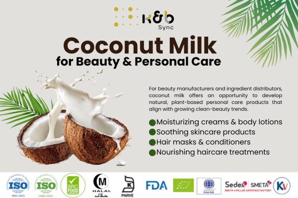 Coconut milk, global trade, Vietnam origin, Supplier, B2B supplier